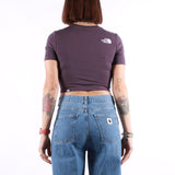 The North Face - W Essential Cropped Slim SS Tee - Endless Dusk