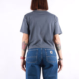 The North Face - W Evolution Simple Dome Crop Relaxed SS Tee - Granite Grey