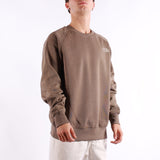 The North Face - M Raglan Box Nse Reg Crew - Mocha Brown Mushroom