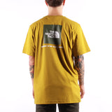 The North Face - M SS Box Nse Tee - Deep Dijon Woodlan Green