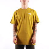 The North Face - M SS Box Nse Tee - Deep Dijon Woodlan Green