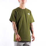 The North Face - M SS Box Nse Tee - Woodland Green Tnf Black