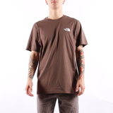 The North Face - M SS Redbox Tee - Smokey Brown Tnf Black