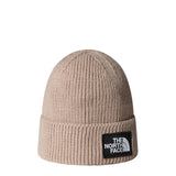 The North Face - Tnf Logo Box Cuffed Beanie - Mushroom Grey