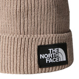 The North Face - Tnf Logo Box Cuffed Beanie - Mushroom Grey