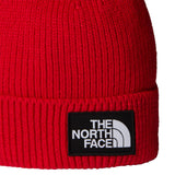 The North Face - Tnf Logo Box Cuffed Beanie - Tnf Red