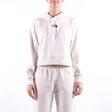 The North Face - W Essential Crop Hoodie - White Dune