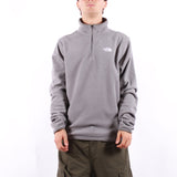 The North Face - M Glacier Fleece 1-4 Zip Jacket - Tnf Mid Grey Heather