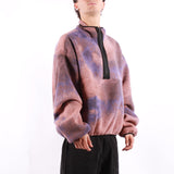 The North Face - M Tnf Red Box Printed 1-2 Fleece - Grounded Plum