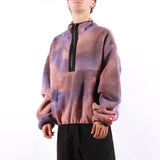 The North Face - M Tnf Red Box Printed 1-2 Fleece - Grounded Plum