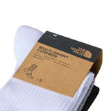 The North Face - Multi Sport Cushion Crew Socks - Black Assorted