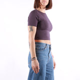 The North Face - W Essential Cropped Slim SS Tee - Endless Dusk