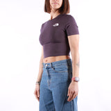 The North Face - W Essential Cropped Slim SS Tee - Endless Dusk