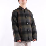 Universal Works - Berlin Wool Check Wayfarer Jacket - Black Brown