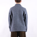 Universal Works - Field Jacket Wool Fleece - Slate Blue