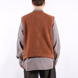 Universal Works - Lancaster Gilet - Alvar Fleece Cumin