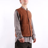 Universal Works - Lancaster Gilet - Alvar Fleece Cumin