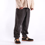Universal Works - Pleated Track Pant - Cord Charcoal