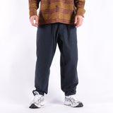 Universal Works - Pleated Track Pant - Lucca Suiting Navy