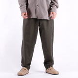 Universal Works - Pleated Track Pant - Lucca Suiting Olive