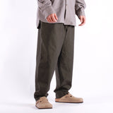 Universal Works - Pleated Track Pant - Lucca Suiting Olive