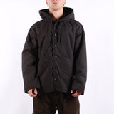 Universal Works - Reversible Simple Hooded Jacket - Black Brown