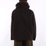 Universal Works - Reversible Simple Hooded Jacket - Black Brown
