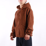 Universal Works - Travel Hoodie - Alvar Fleece Cumin