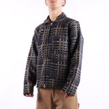 Universal Works - Zip Uniform Jacket - Telepass Fleece Navy