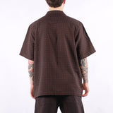Universal Works - Diamond Dobby Deck Shirt - Brown