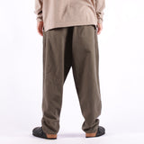 Universal Works - Pleated Track Pant Brushed Moleskin - Olive