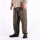 Universal Works - Pleated Track Pant Brushed Moleskin - Olive