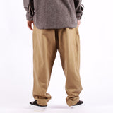 Universal Works - Pleated Track Pant Brushed Moleskin - Sand