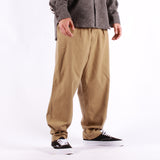 Universal Works - Pleated Track Pant Brushed Moleskin - Sand