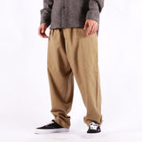 Universal Works - Pleated Track Pant Brushed Moleskin - Sand