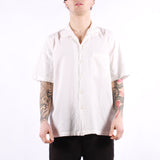 Universal Works - Road Shirt Seersucker - Ecru