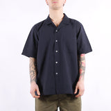 Universal Works - Road Shirt Seersucker - Navy