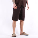 Universal Works - Simple Short Linen Mix - Licorice