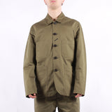 Universal Works - Twill Bakers Jacket - Light Olive