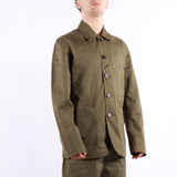 Universal Works - Twill Bakers Jacket - Light Olive