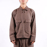 Universal Works - Wool Herringbone Jacket - Brown