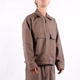 Universal Works - Wool Herringbone Jacket - Brown