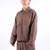 Universal Works - Wool Herringbone Jacket - Brown