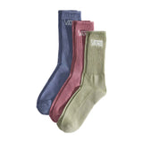 Vans - Classic Crew 3 Pack - Glacial Slate