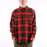 Vans - Lawson Mixed Plaid Flannel Shirt - Racing Red