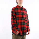 Vans - Lawson Mixed Plaid Flannel Shirt - Racing Red