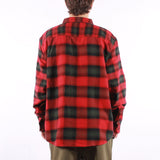 Vans - Lawson Mixed Plaid Flannel Shirt - Racing Red