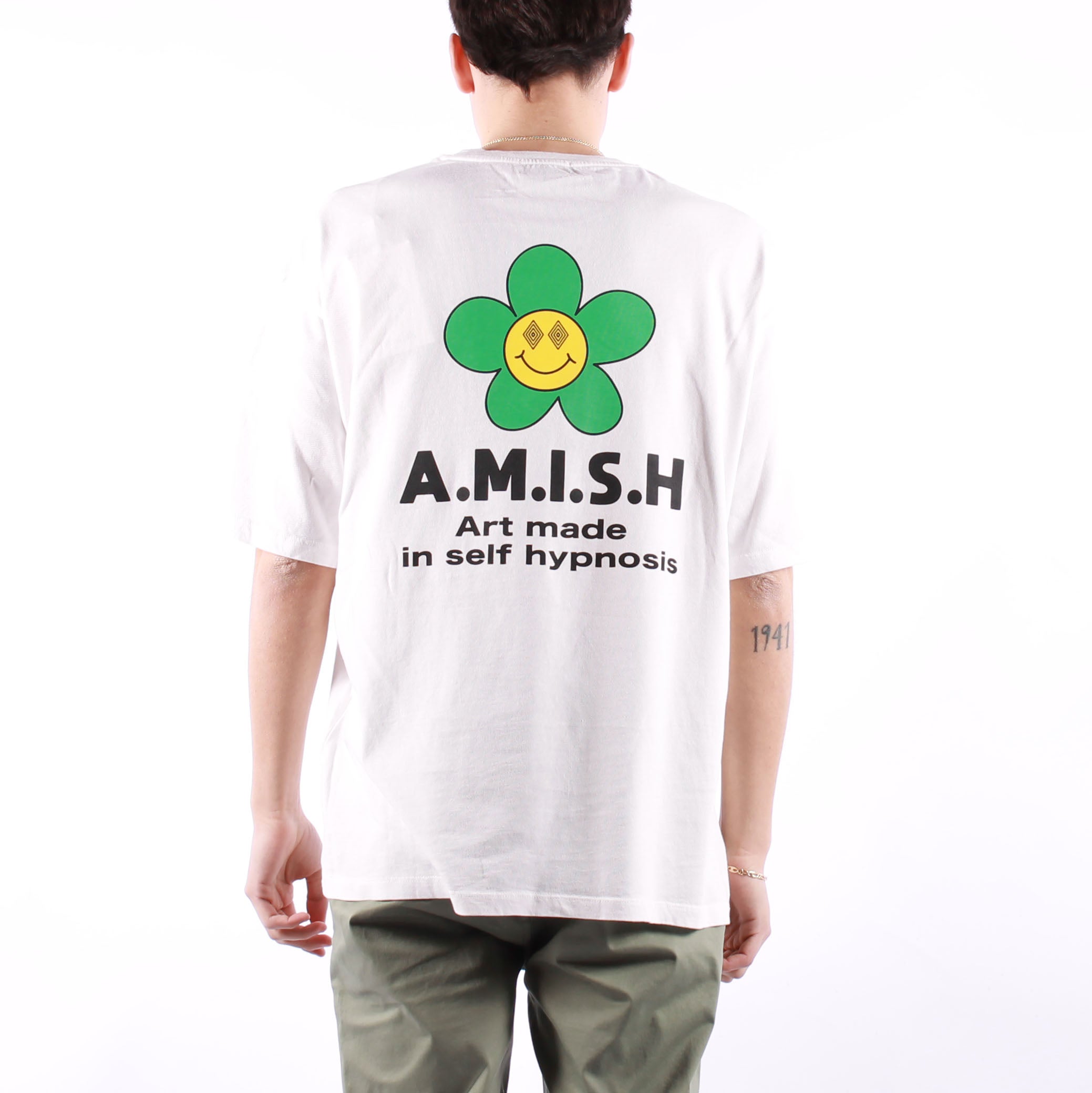 Amish - Art Made Tee - Off White | Amish | T-Shirt | 47.20 | Beach Break Shop