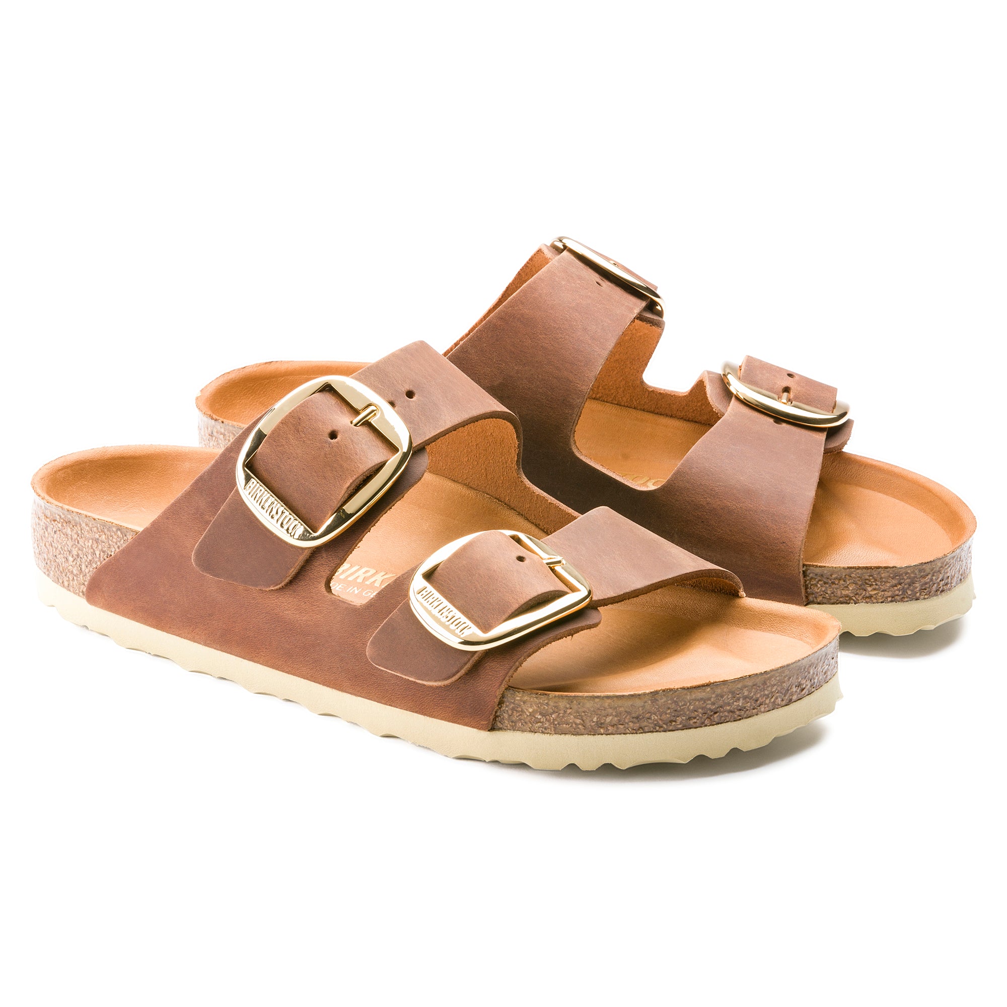 Birkenstock - Arizona Big Buckle Oiled Leather - Cognac.