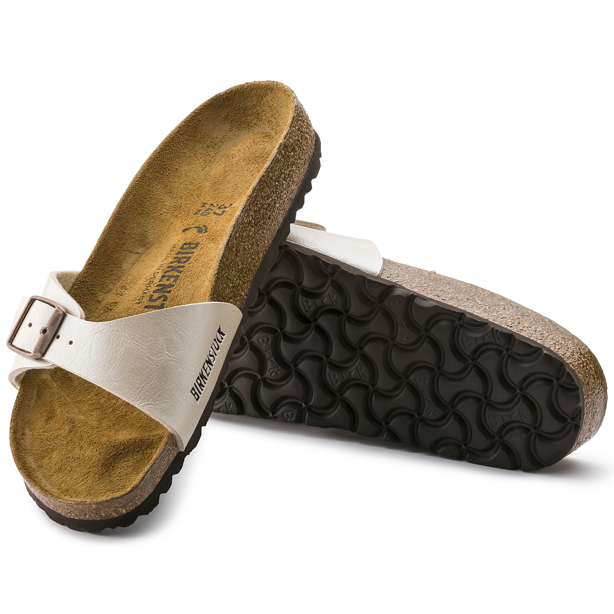 Birkenstock - Madrid Birko Flor - Graceful Pearl White.